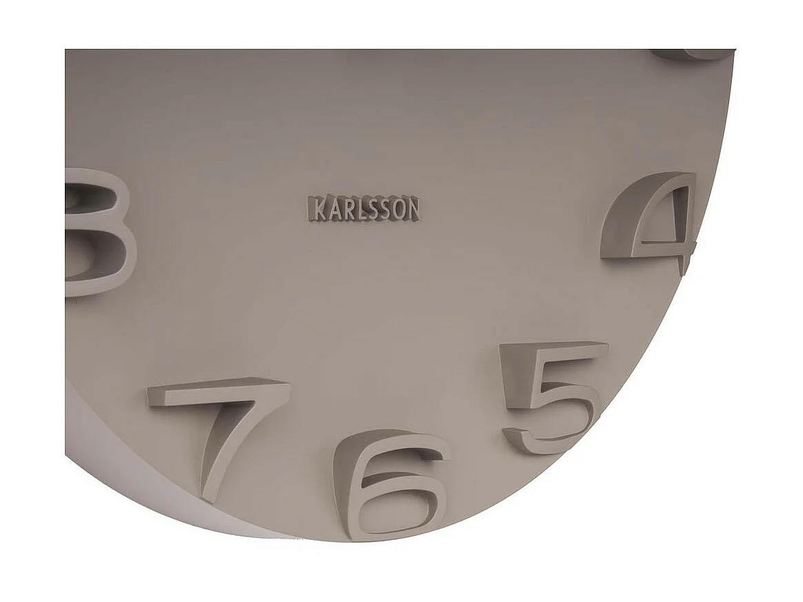 Horloge moderne avec aiguilles chromées On the Edge