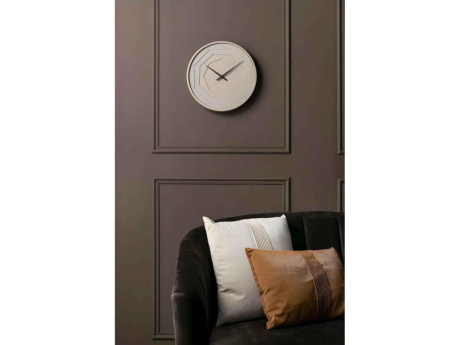 Orologio rotondo in legno Origami 30 cm