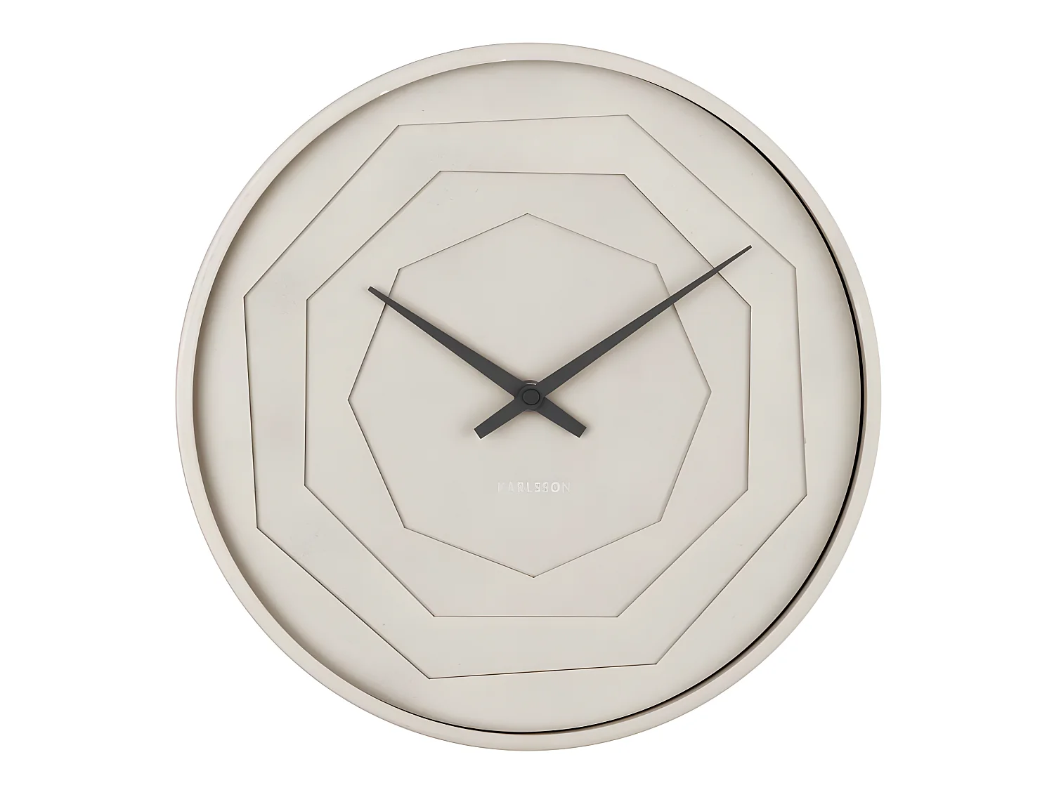 Orologio rotondo in legno Origami 30 cm