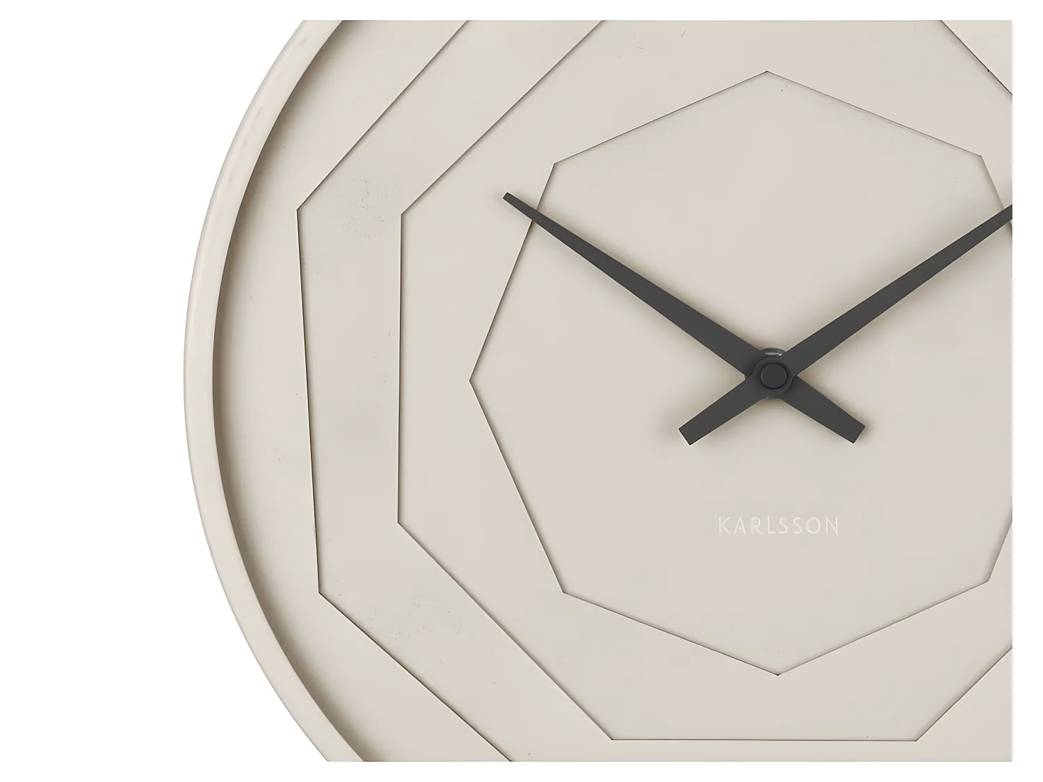 Orologio rotondo in legno Origami 30 cm