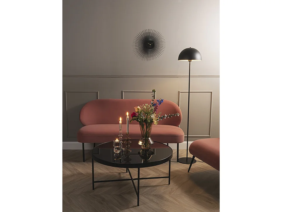 Horloge Peony en métal - Karlsson