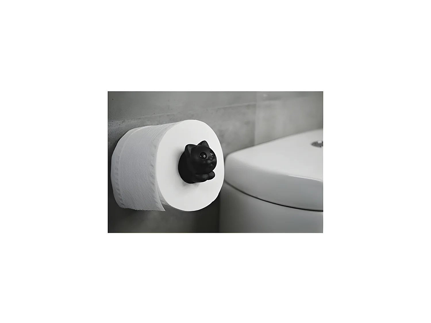 Porta rotolo di carta igienica per gatti