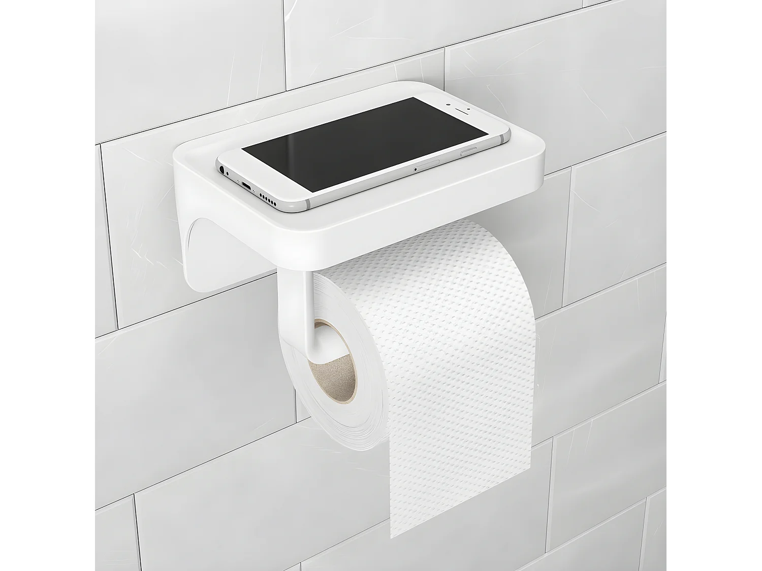 Support papier toilette Flex Blanc  Umbra