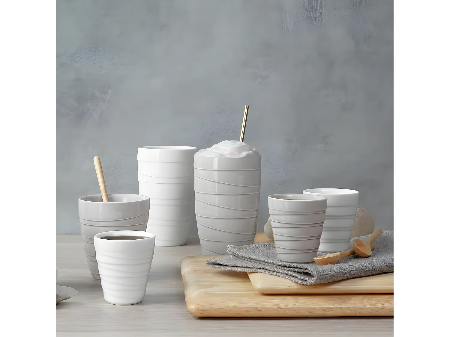 Set de 2 tasses Thermo Gris  Asa