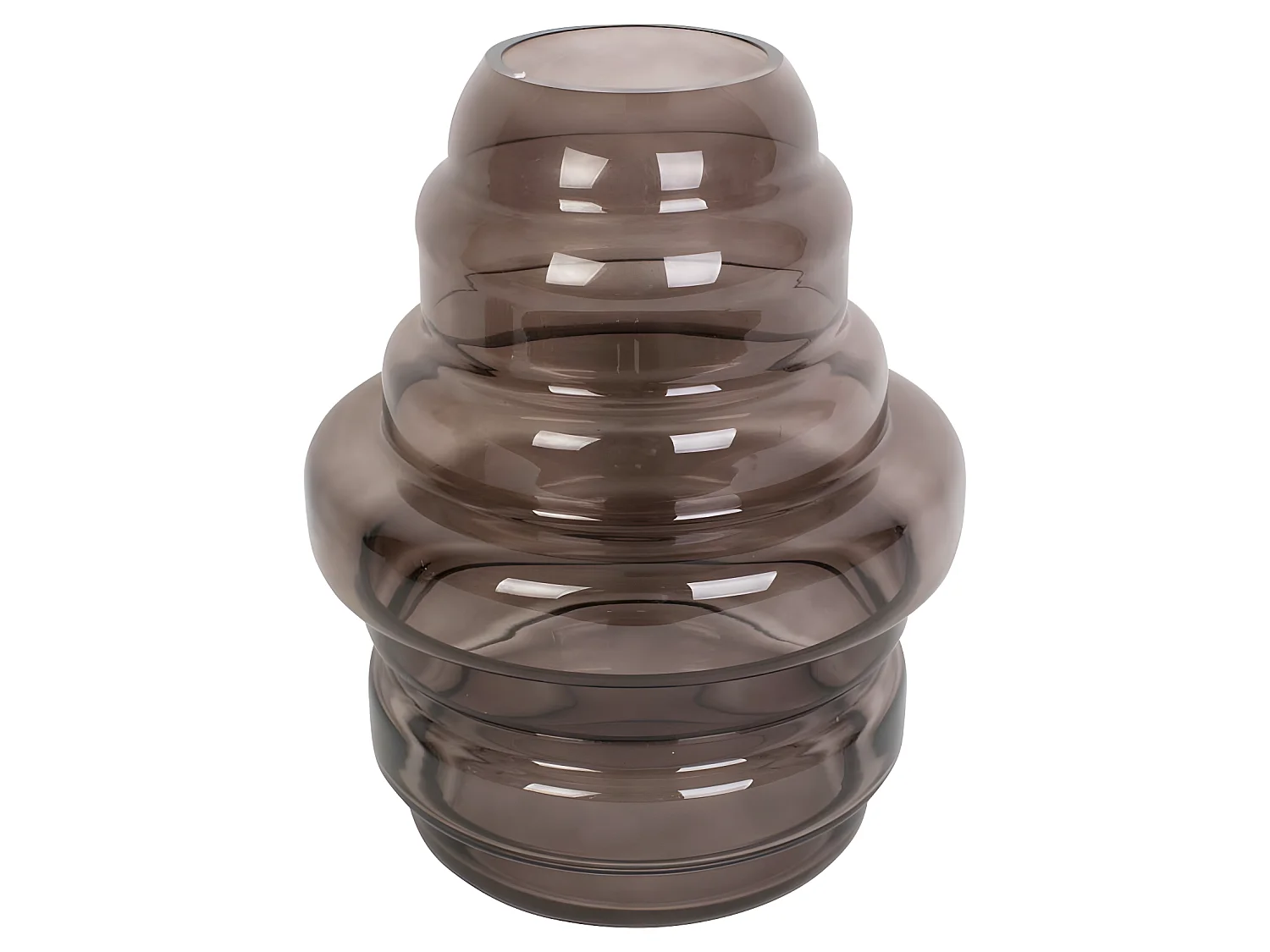 Vase Distinct Marron  Present Time