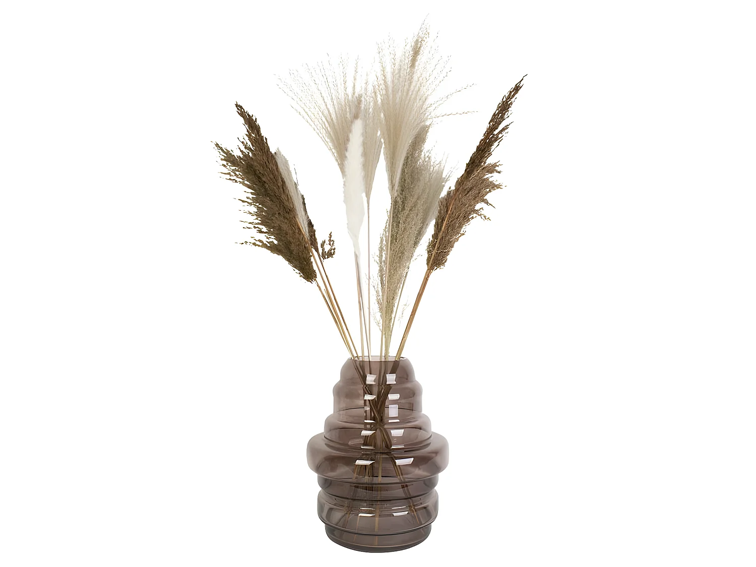 Vase Distinct Marron  Present Time