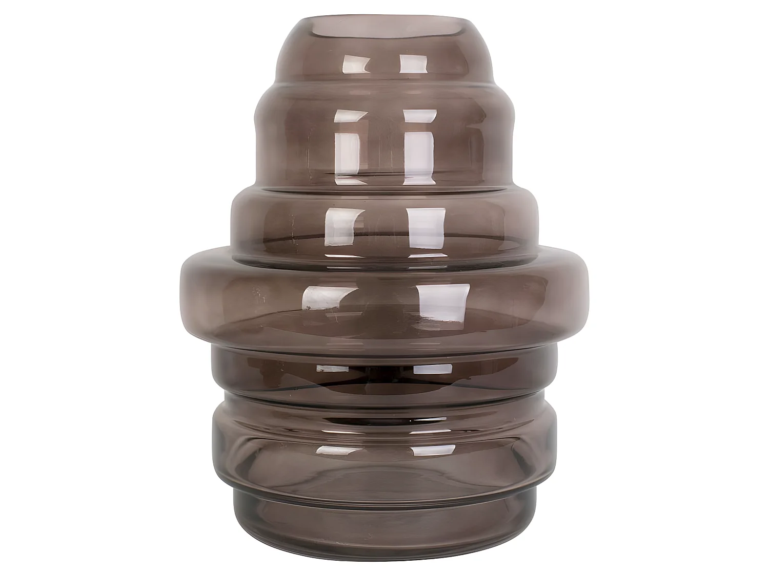 Vase Distinct Marron  Present Time