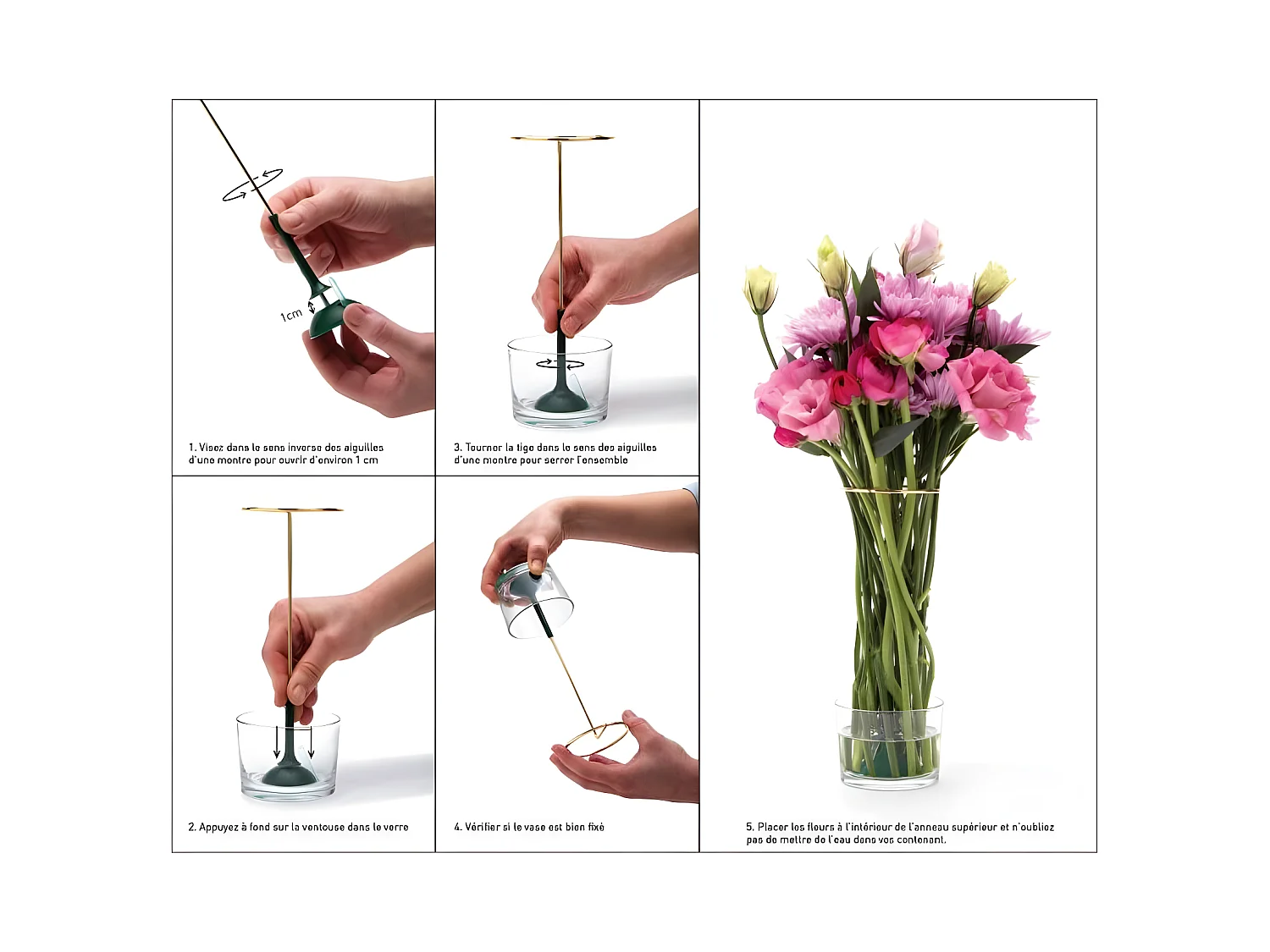 Vaso minimalista Invisivase