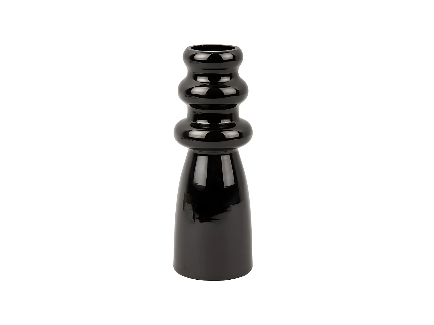 Vase Sparkle Bottle Noir  Present Time