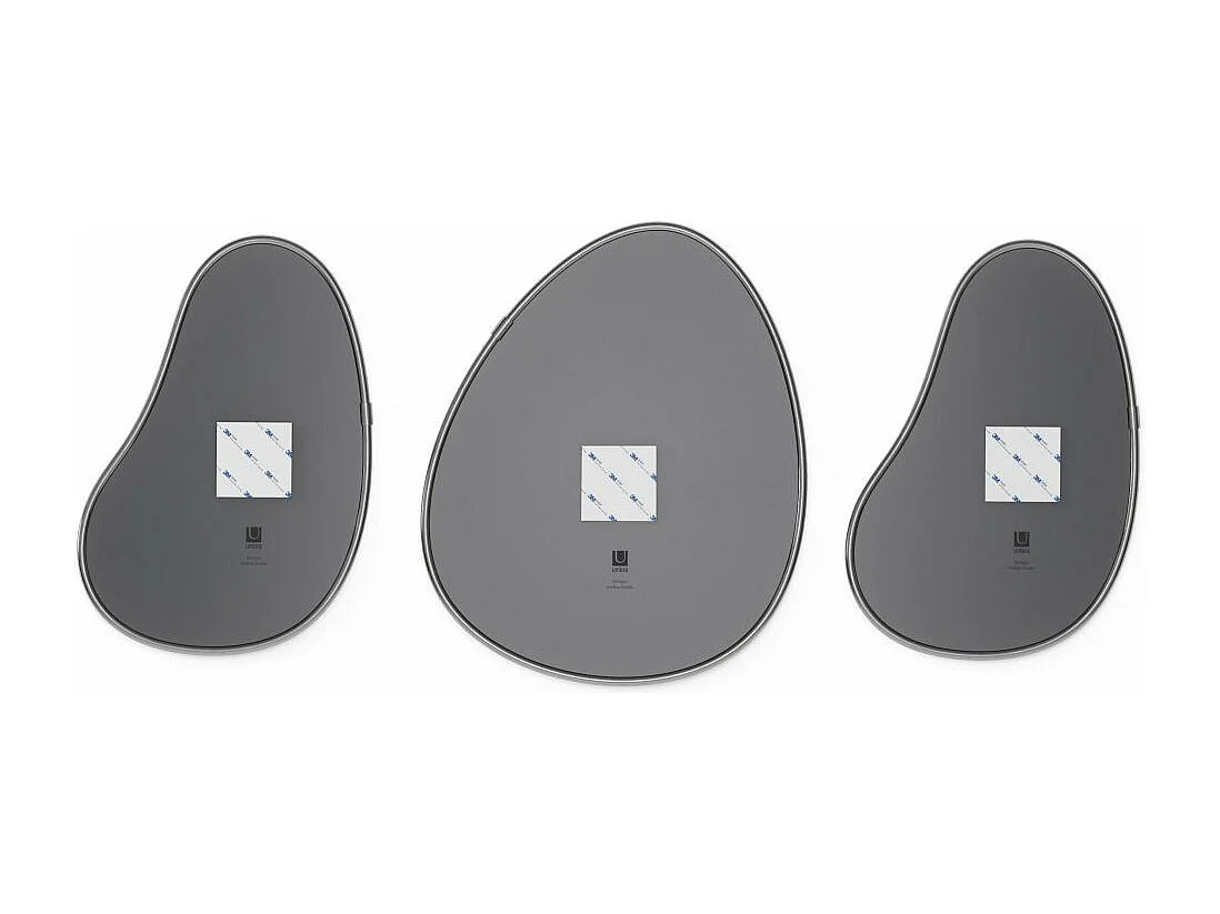 Set de 3 miroirs Hubba Pebble Argenté  Umbra