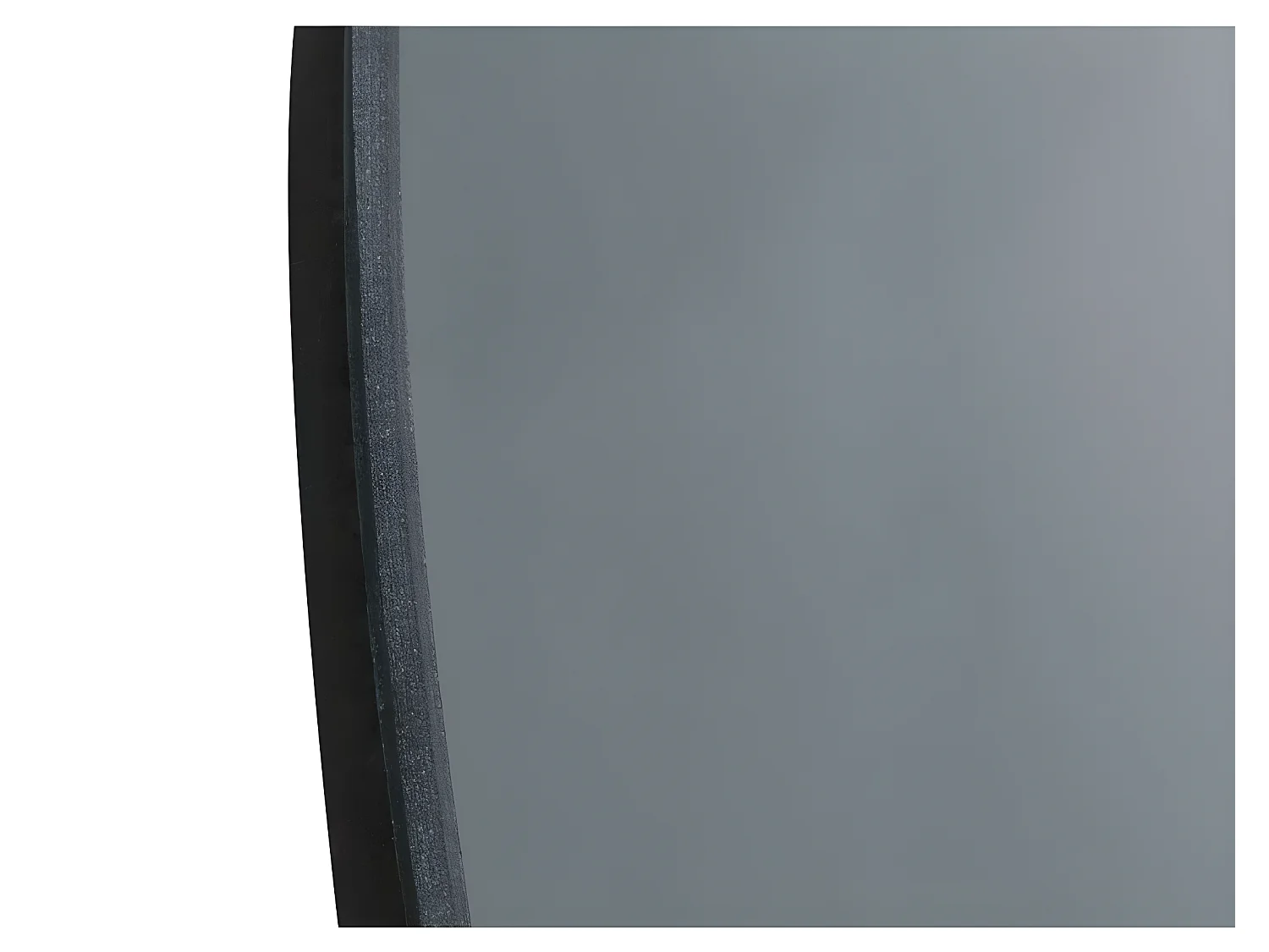 Mirror Organic Round - Donkergrijs