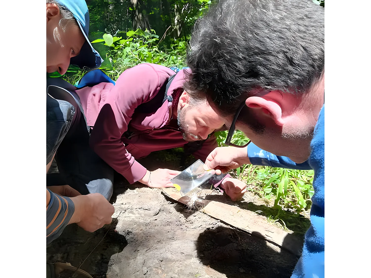 Miroir et allume feu solaire Argent  Solar Brother