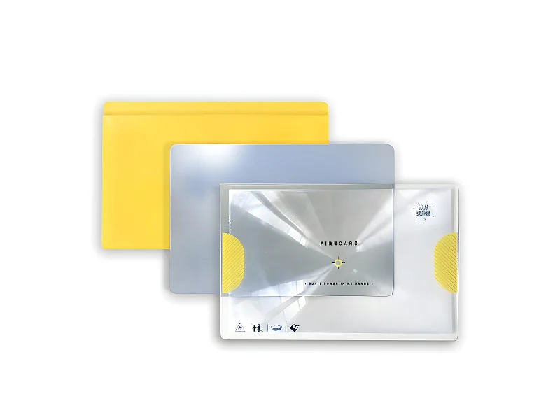 Miroir et allume feu solaire Argent  Solar Brother