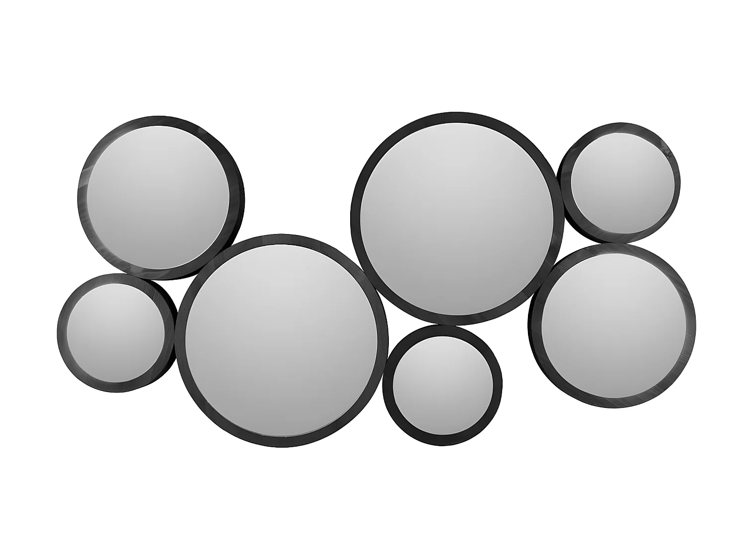 Miroir Wall Art Noir  Present Time