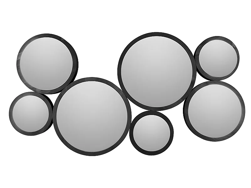 Miroir Wall Art Noir  Present Time