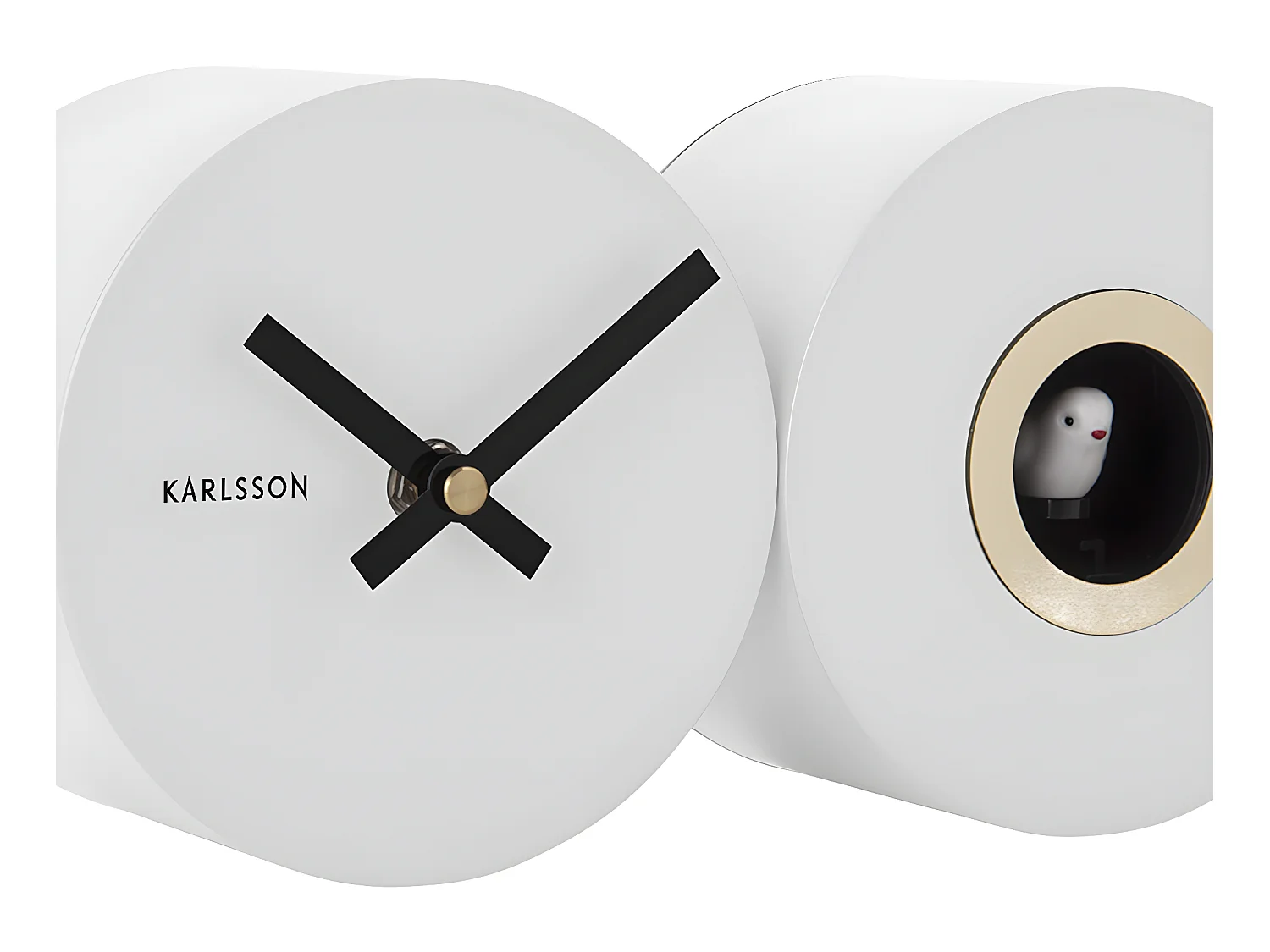 Horloge murale Duo Cuckoo - Hauteur 13 cm - PRESENT TIME