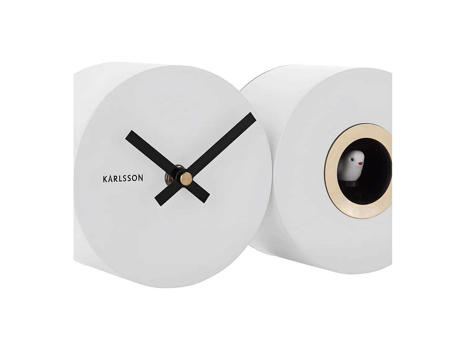 Horloge murale Duo Cuckoo - Hauteur 13 cm - PRESENT TIME
