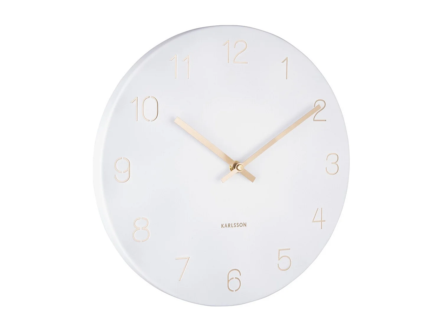 Horloge Charm petite D30cm Blanc  Present Time