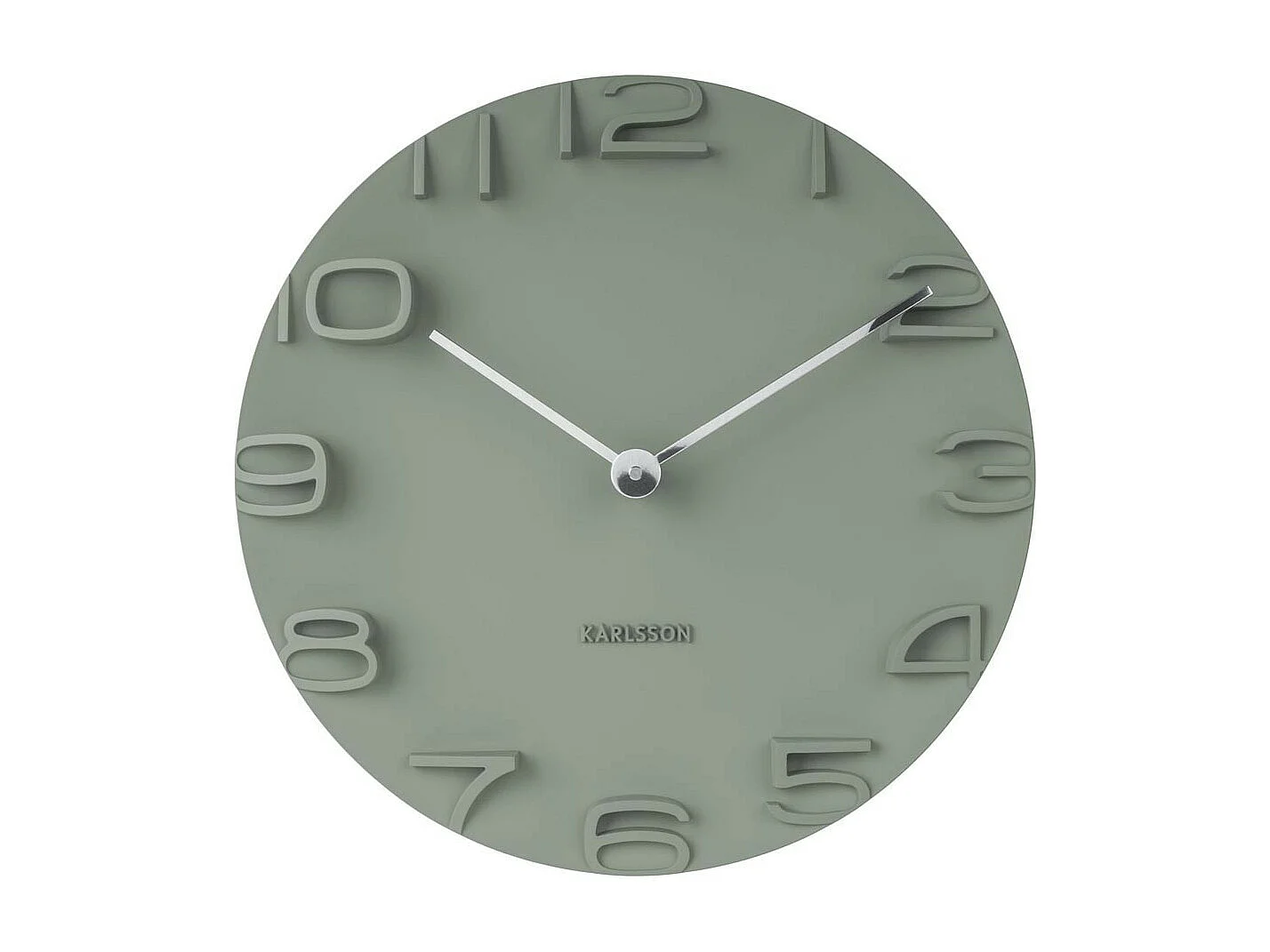 Horloge On the Edge D42cm Vert  Present Time