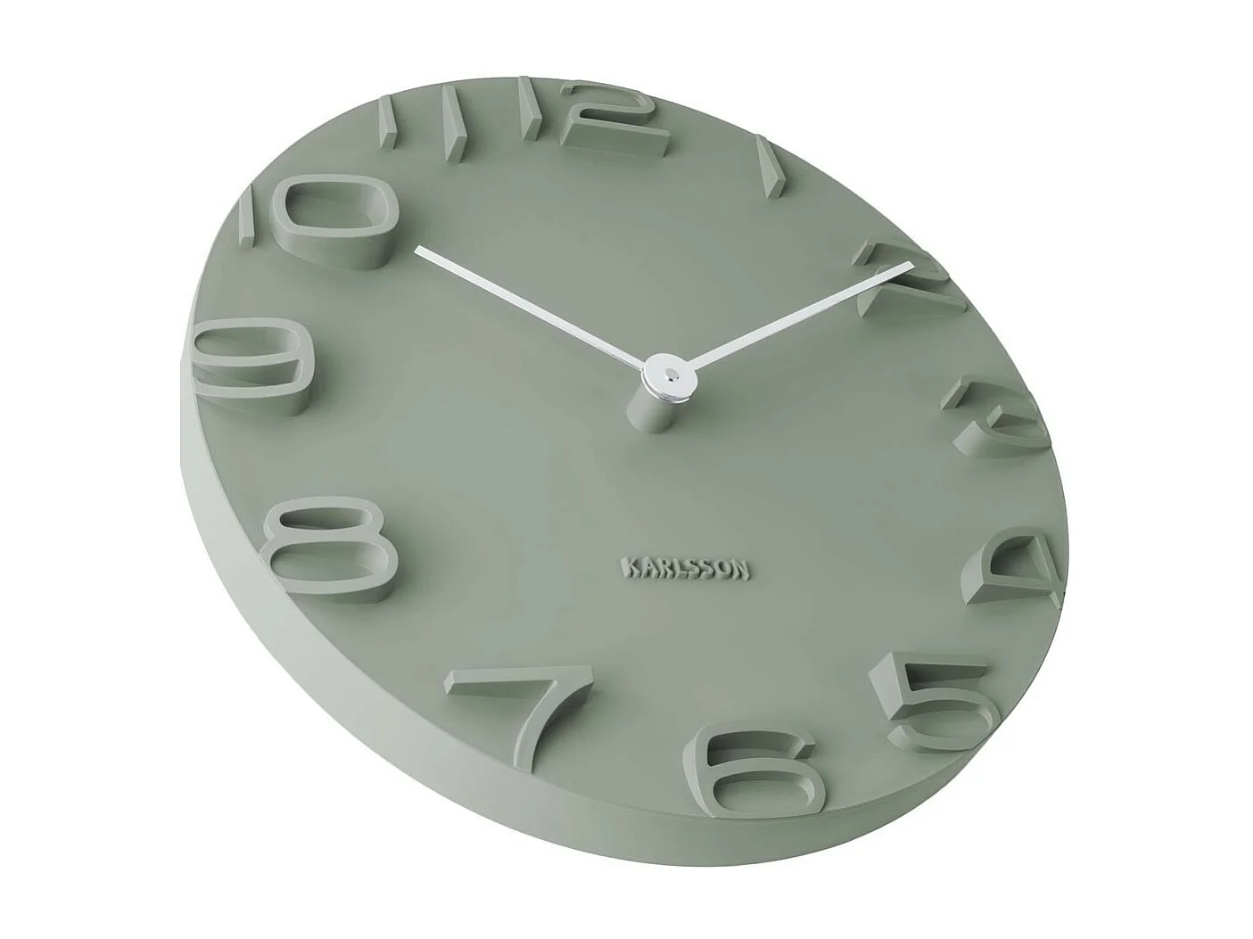 Horloge On the Edge D42cm Vert  Present Time