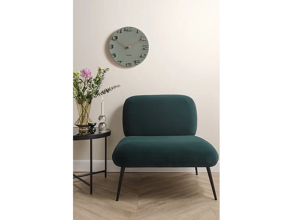 Horloge On the Edge D42cm Vert  Present Time