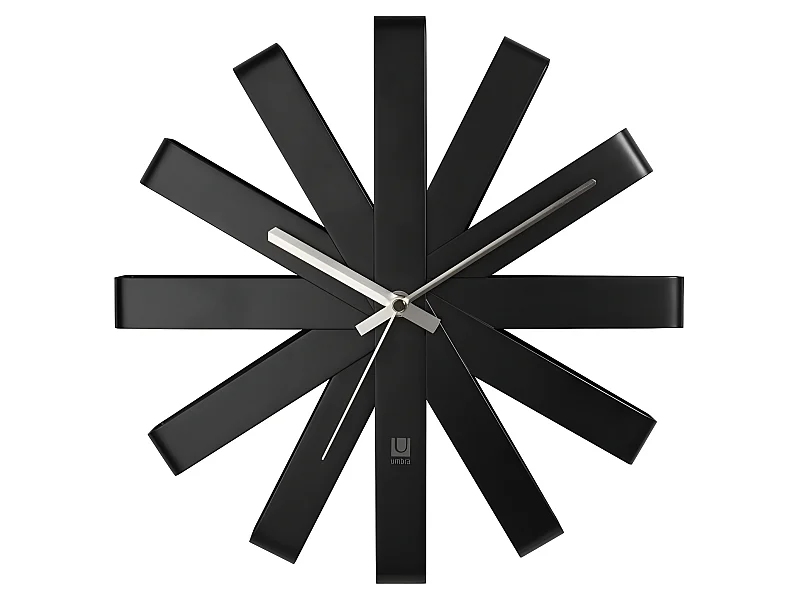 Horloge Ribbon small D30,5cm Noir  Umbra