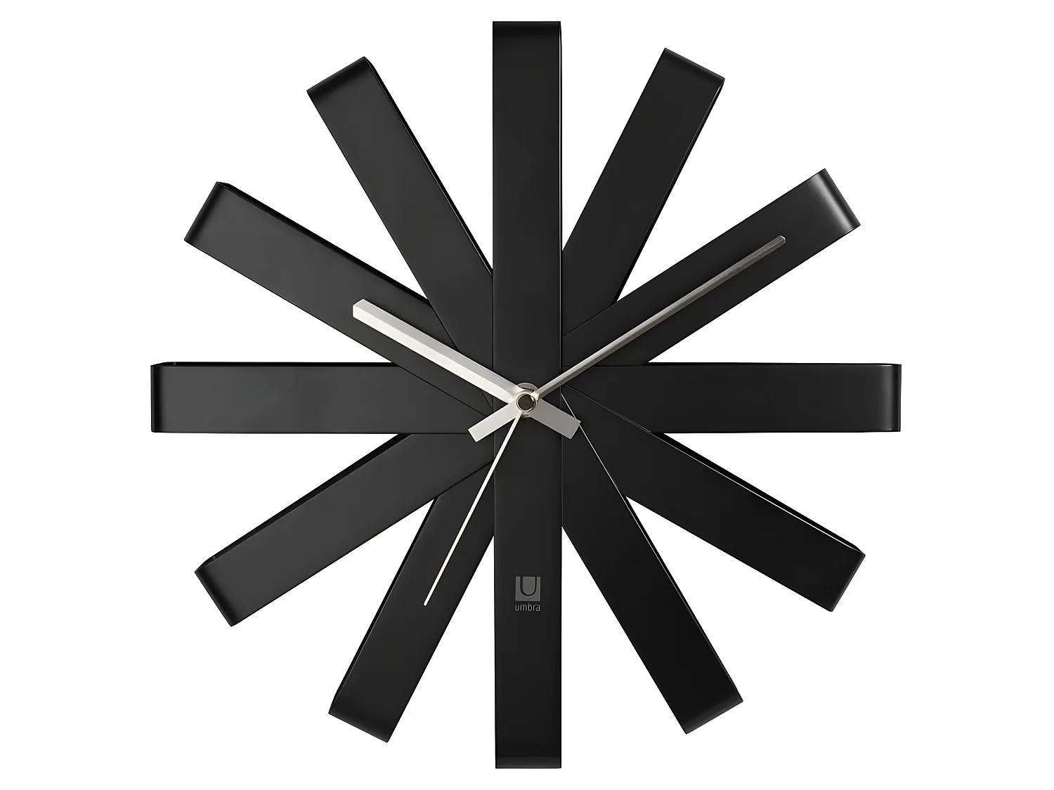 Horloge Ribbon small D30,5cm Noir  Umbra