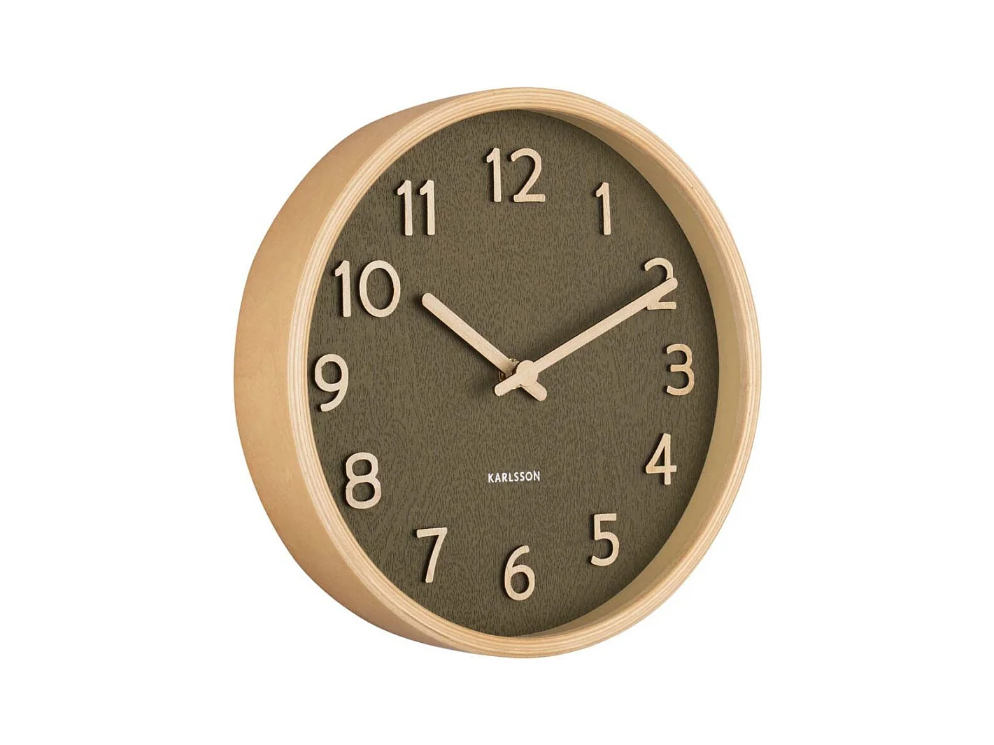 Horloge Pure Small D22cm Vert  Present Time