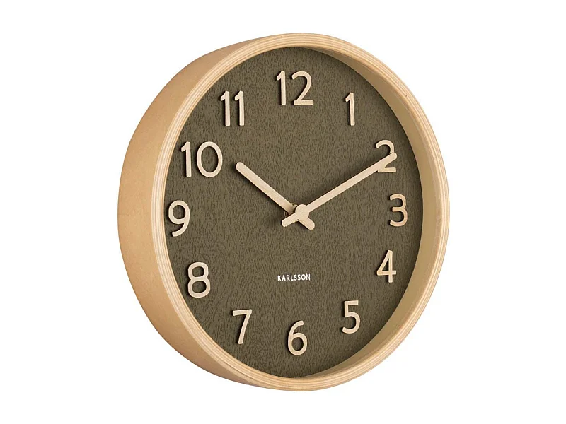 Horloge Pure Small D22cm Vert  Present Time