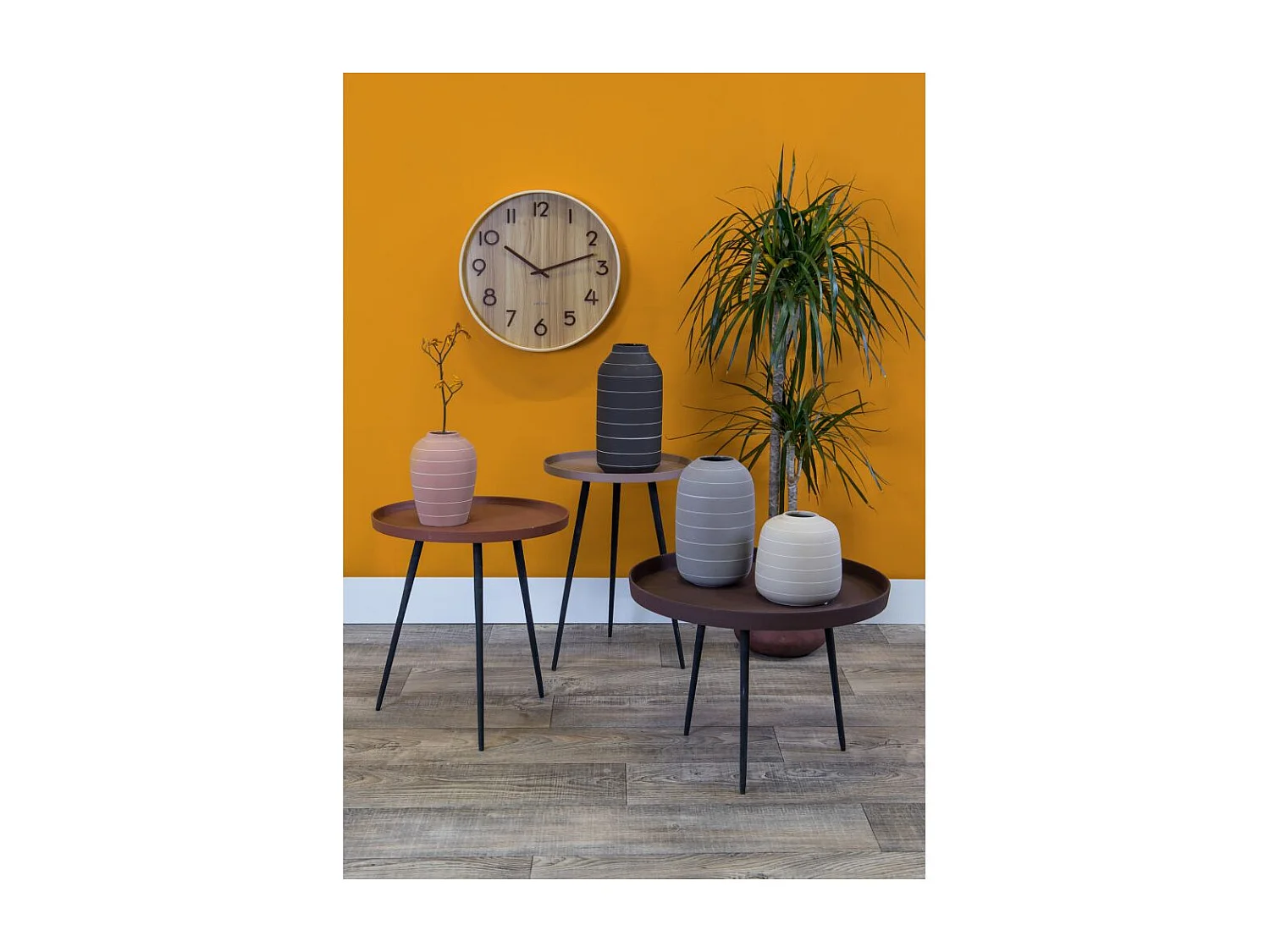 Horloge Pure Medium D40cm Blanc  Present Time