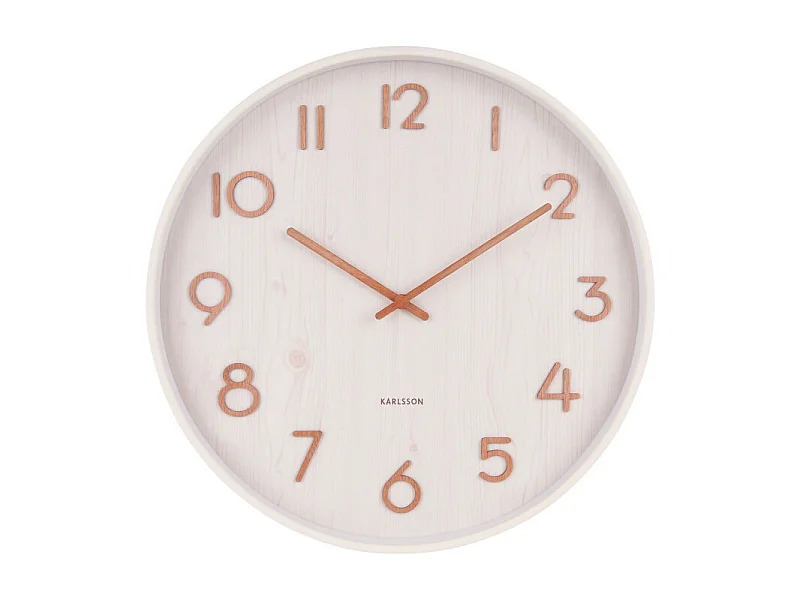 Horloge Pure Medium D40cm Blanc  Present Time