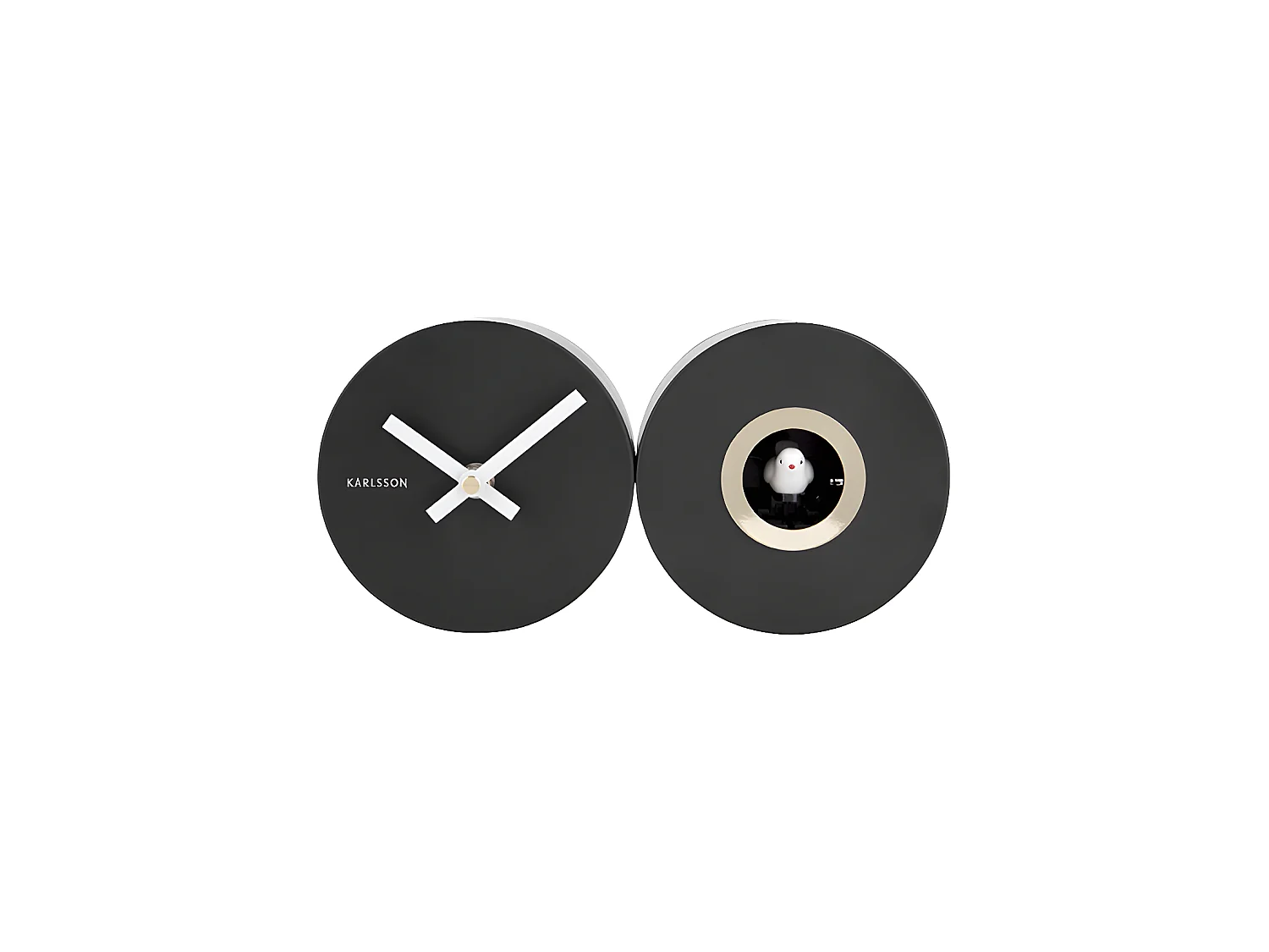 Horloge murale Duo Cuckoo - Hauteur 13 cm - PRESENT TIME