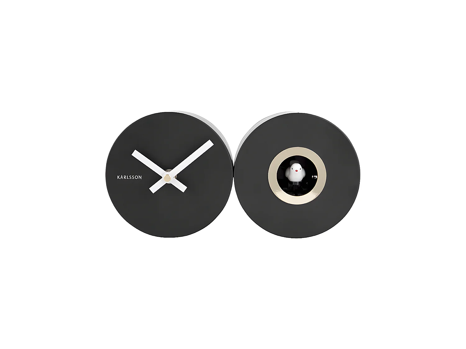 Horloge murale Duo Cuckoo - Hauteur 13 cm - PRESENT TIME