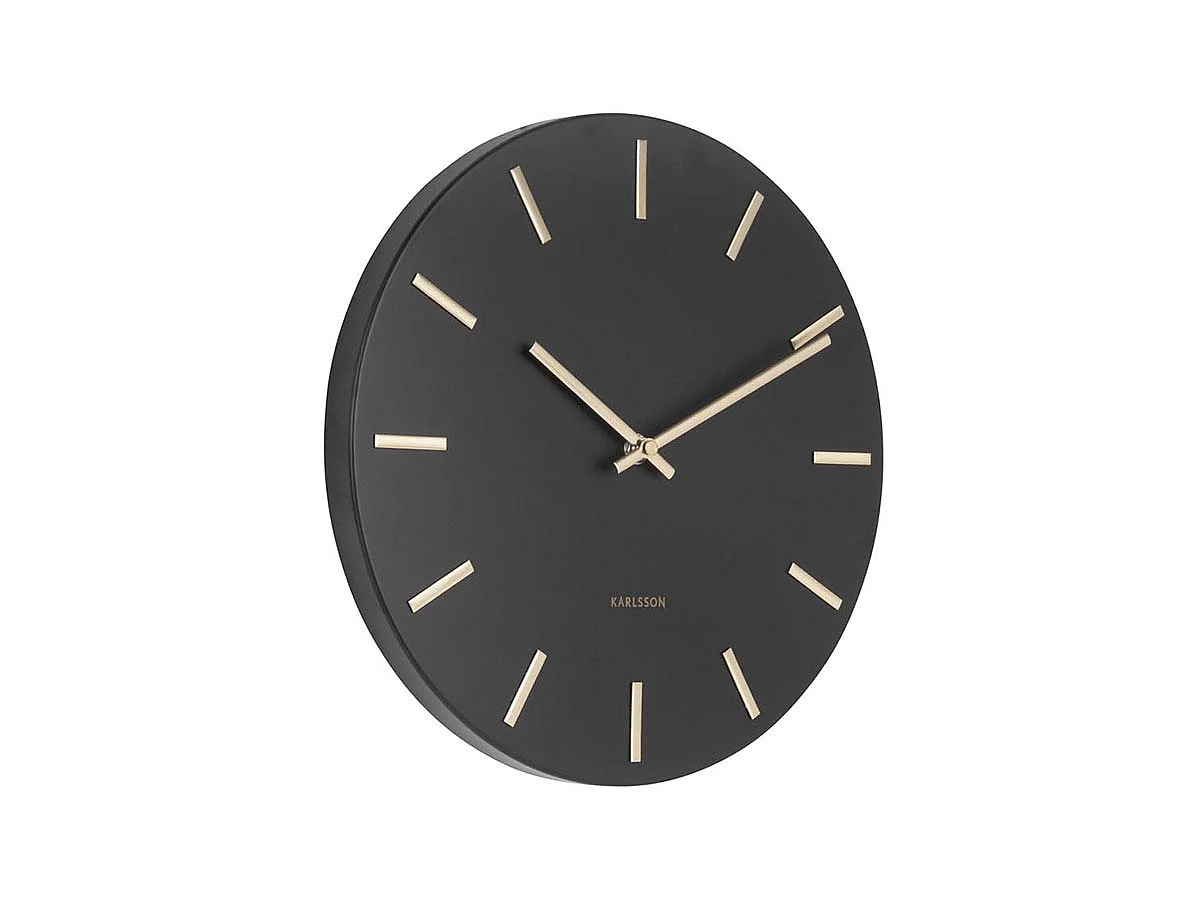 Moderne Metalluhr Charm 30 cm