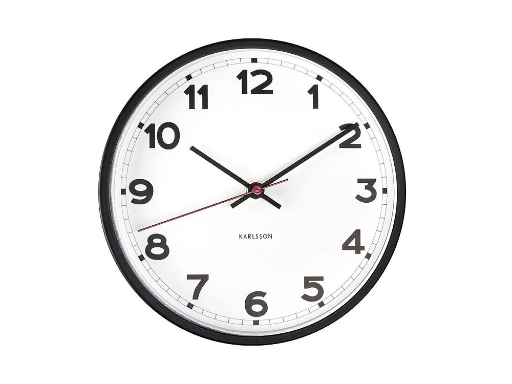 Runde Wanduhr aus Metall "New classic" 20 cm