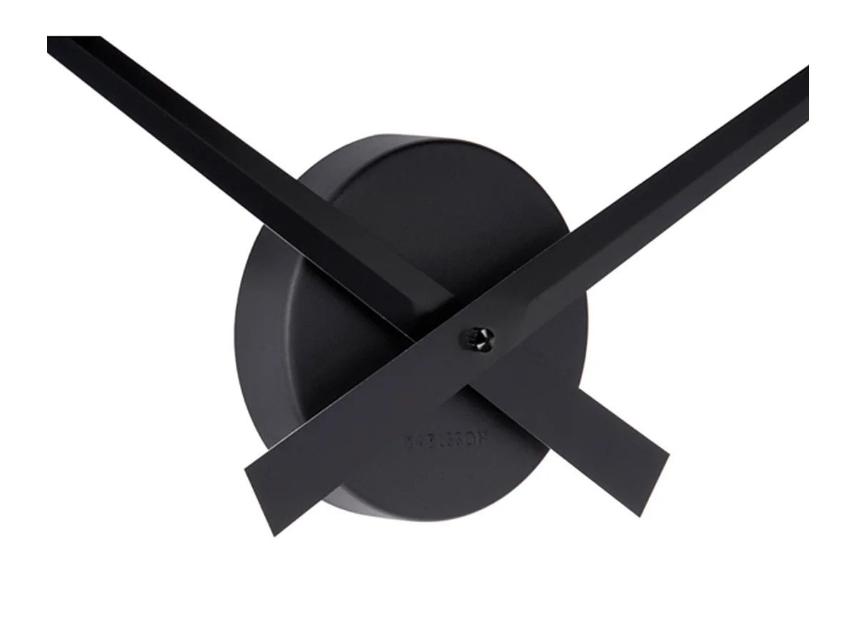 Wandklok Little Big Time - Zwart- Ø77,5cm