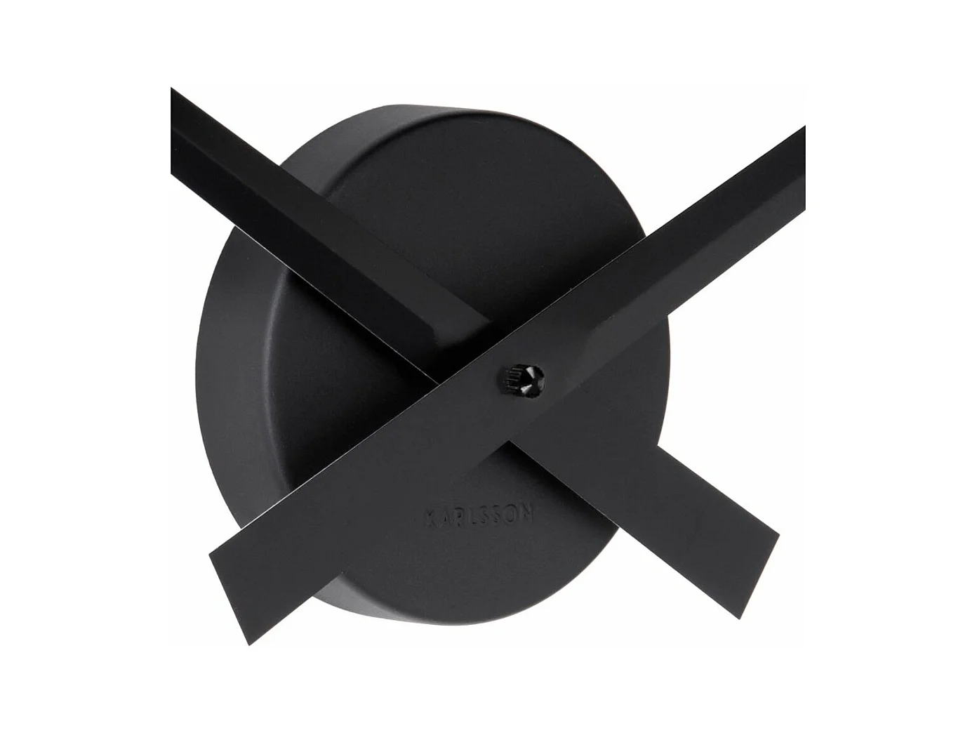 Wandklok Little Big Time - Zwart- Ø77,5cm