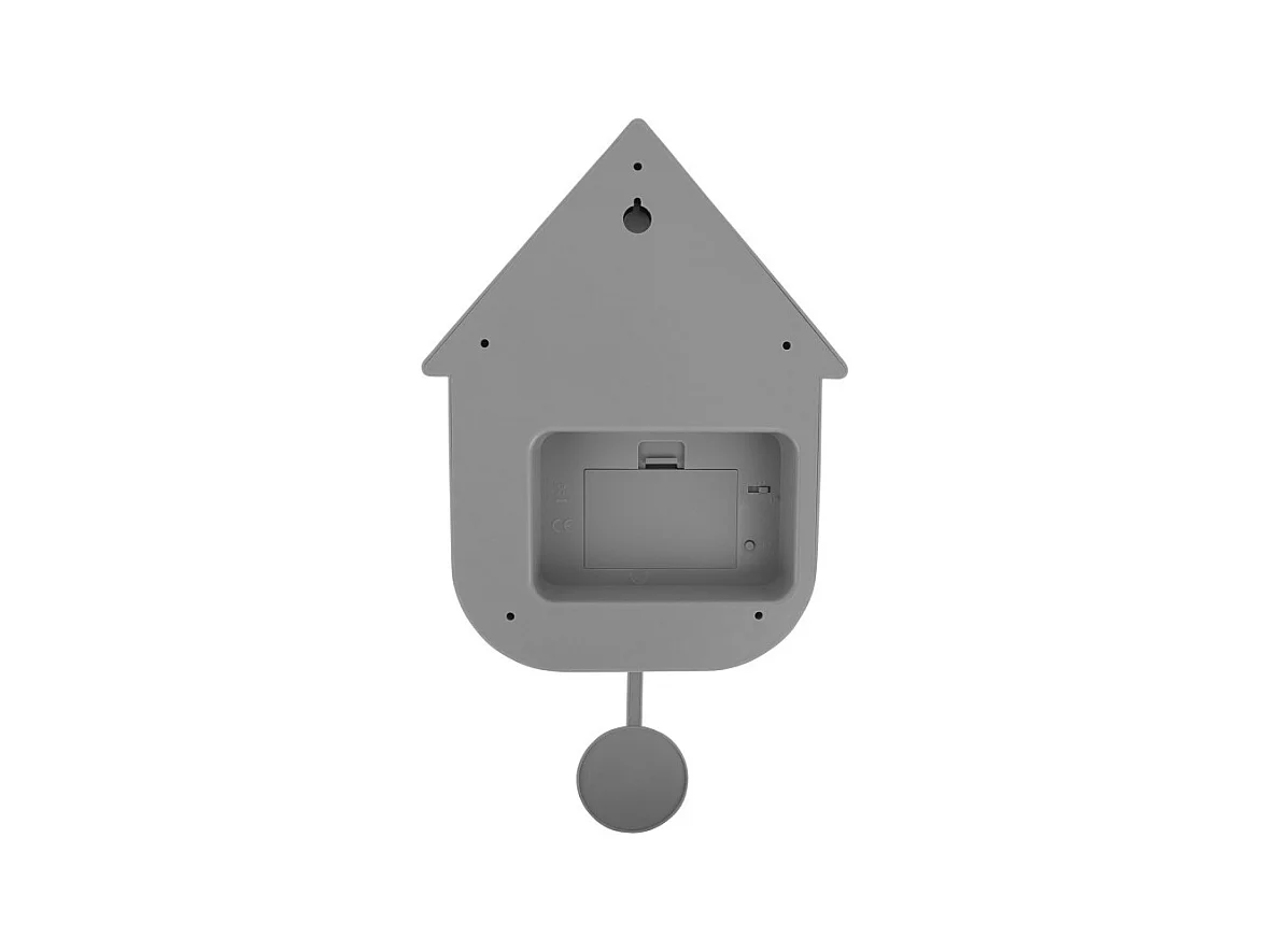 Horloge Coucou moderne H40cm Gris  Present Time