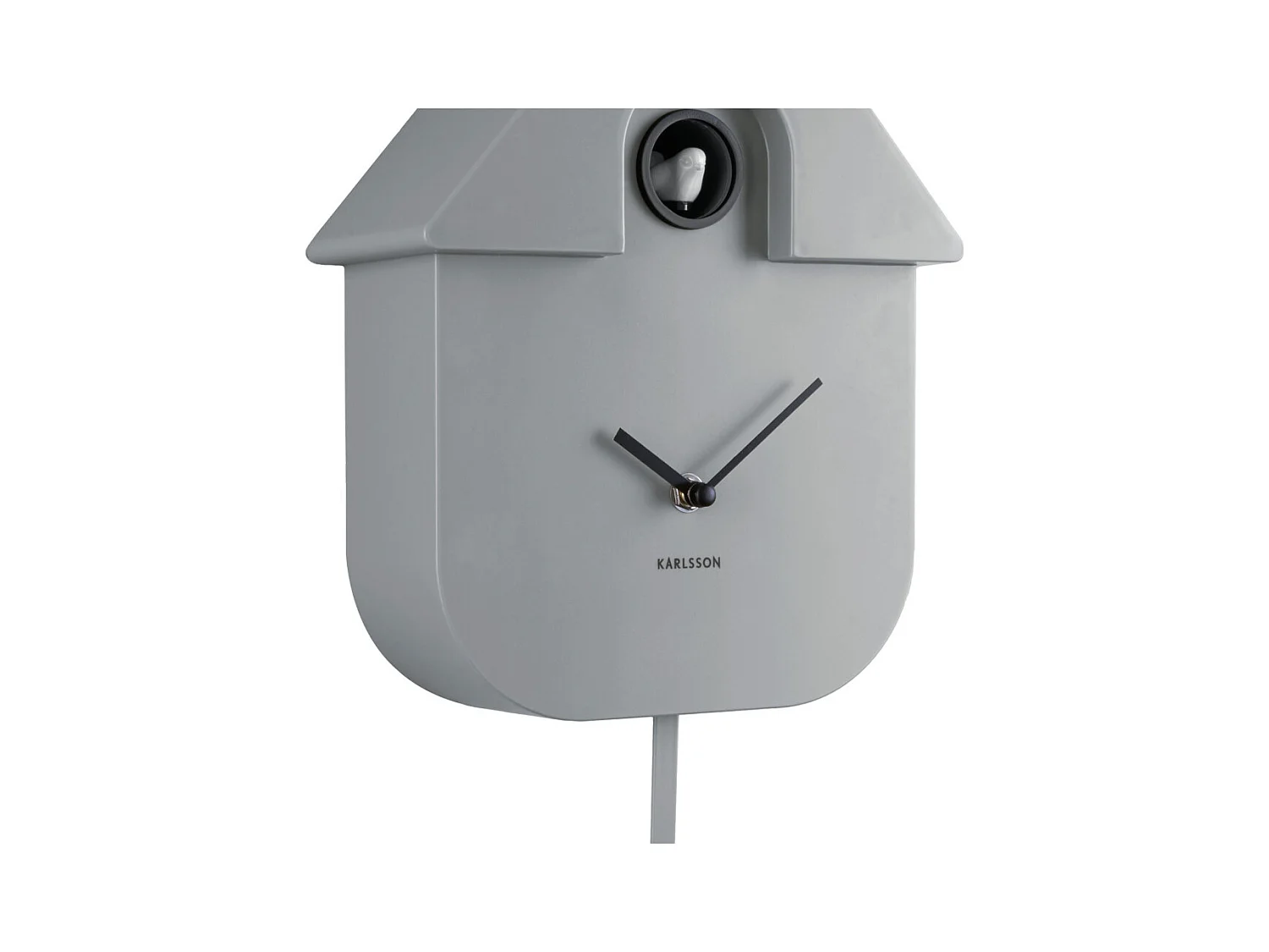 Horloge Coucou moderne H40cm Gris  Present Time