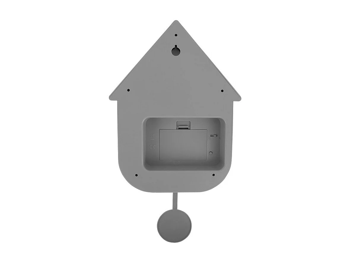 Horloge Coucou moderne H40cm Gris  Present Time