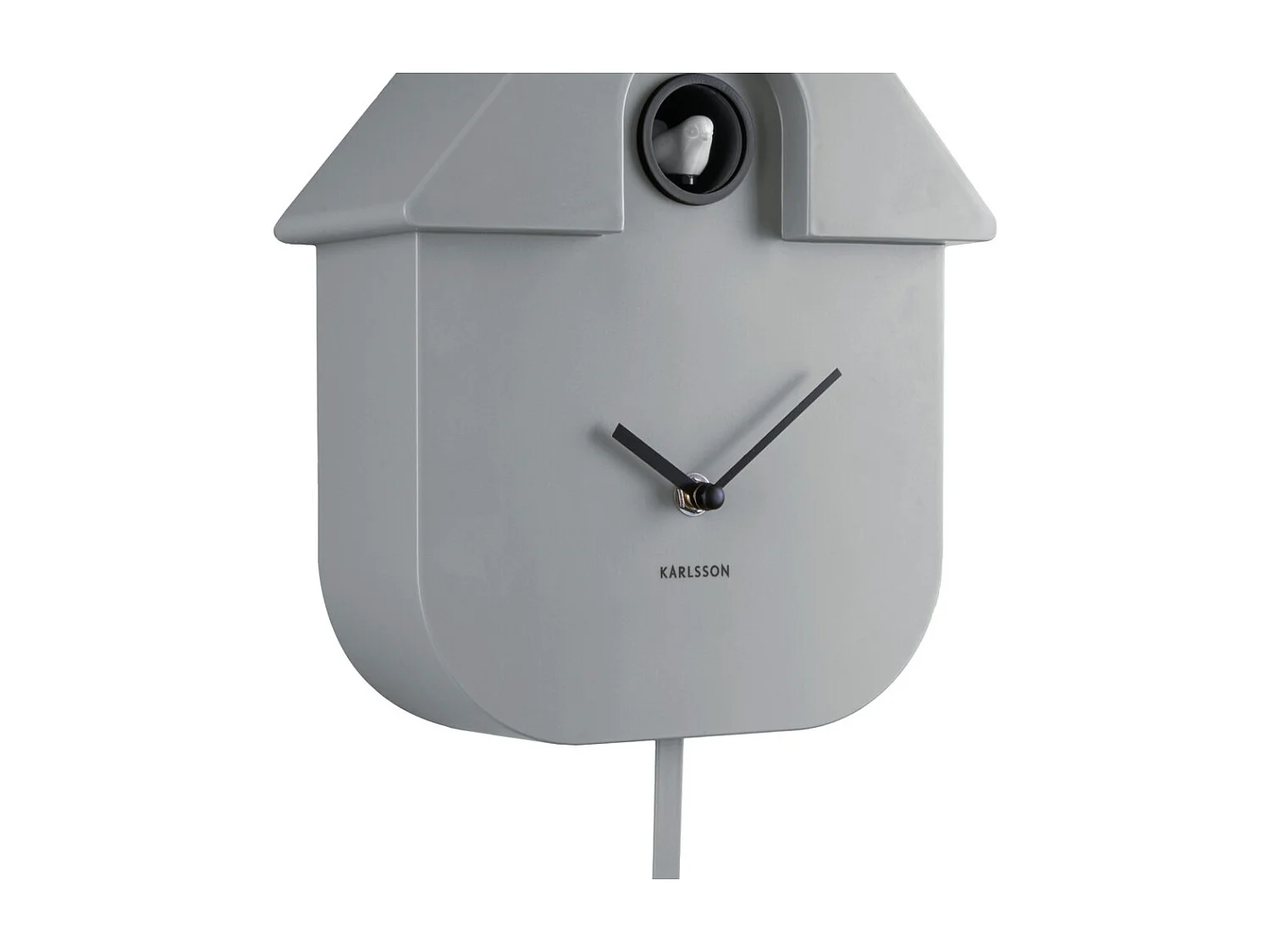 Horloge Coucou moderne H40cm Gris  Present Time
