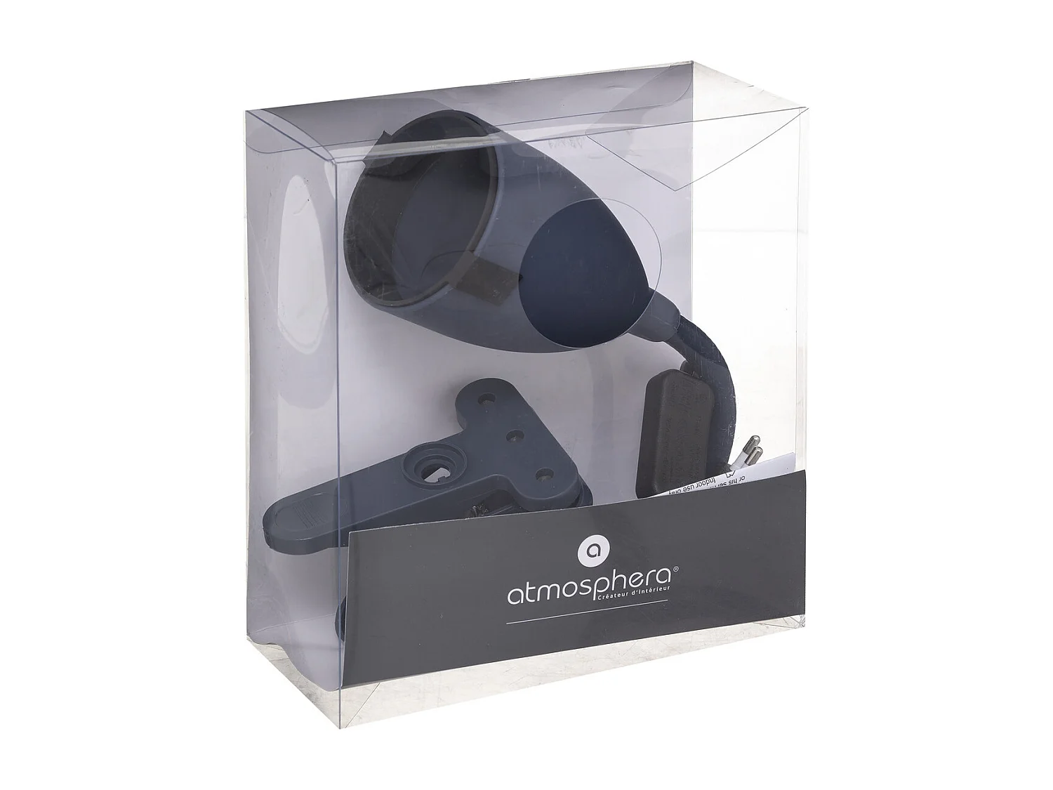 Lampe Pince Design "Sily" 43cm Bleu Orage