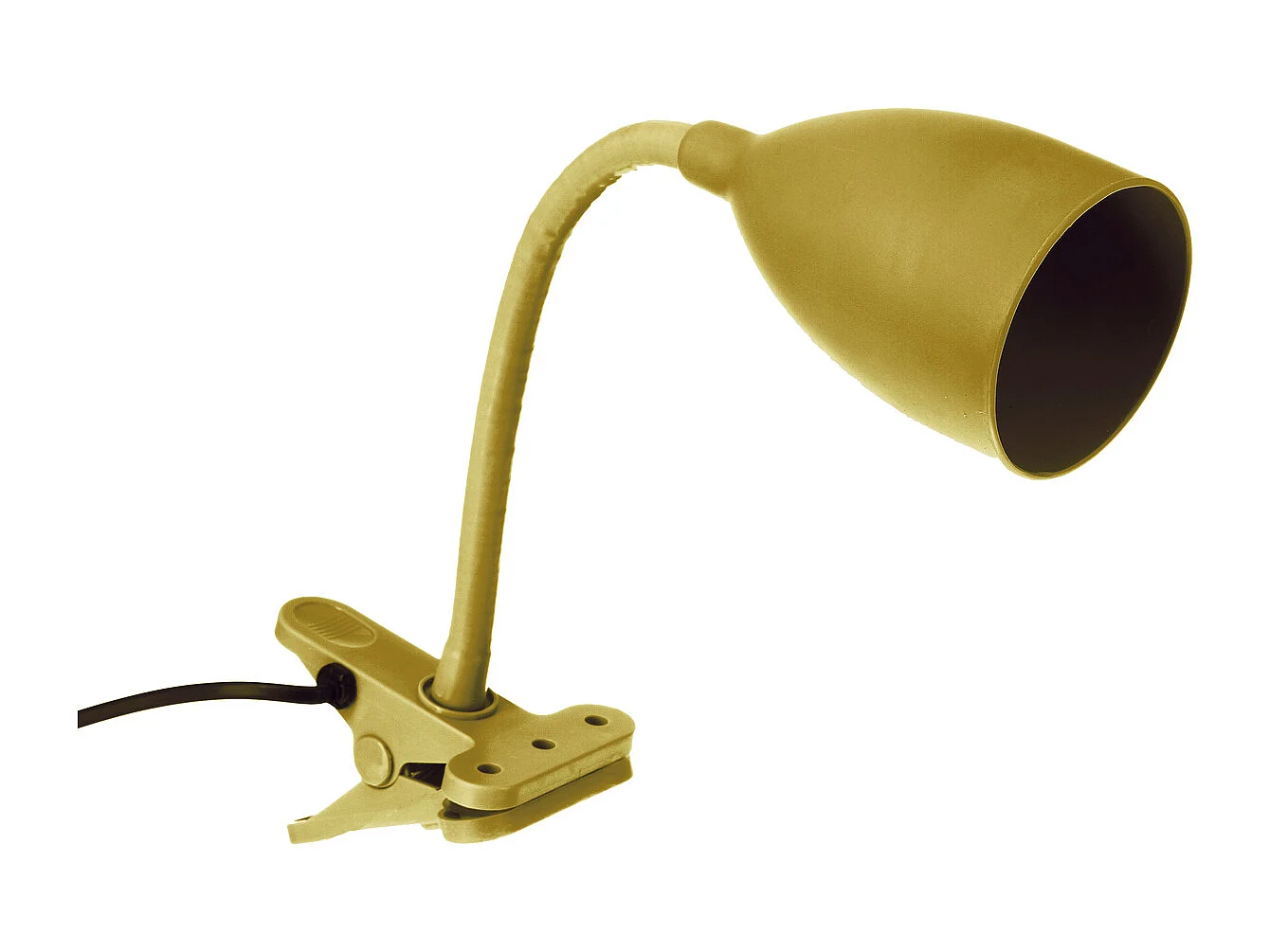 Lampe Pince Design "Sily" 43cm Jaune Ocre