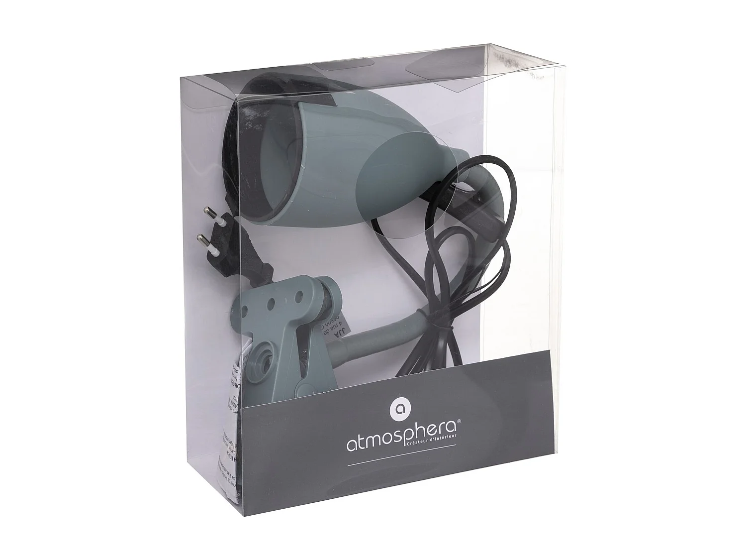 Lampe à pince Sily en métal - Vert jade