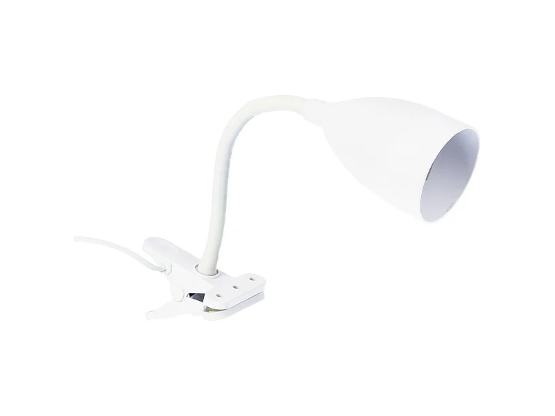 Lampe Pince Design "Sily" 43cm Blanc