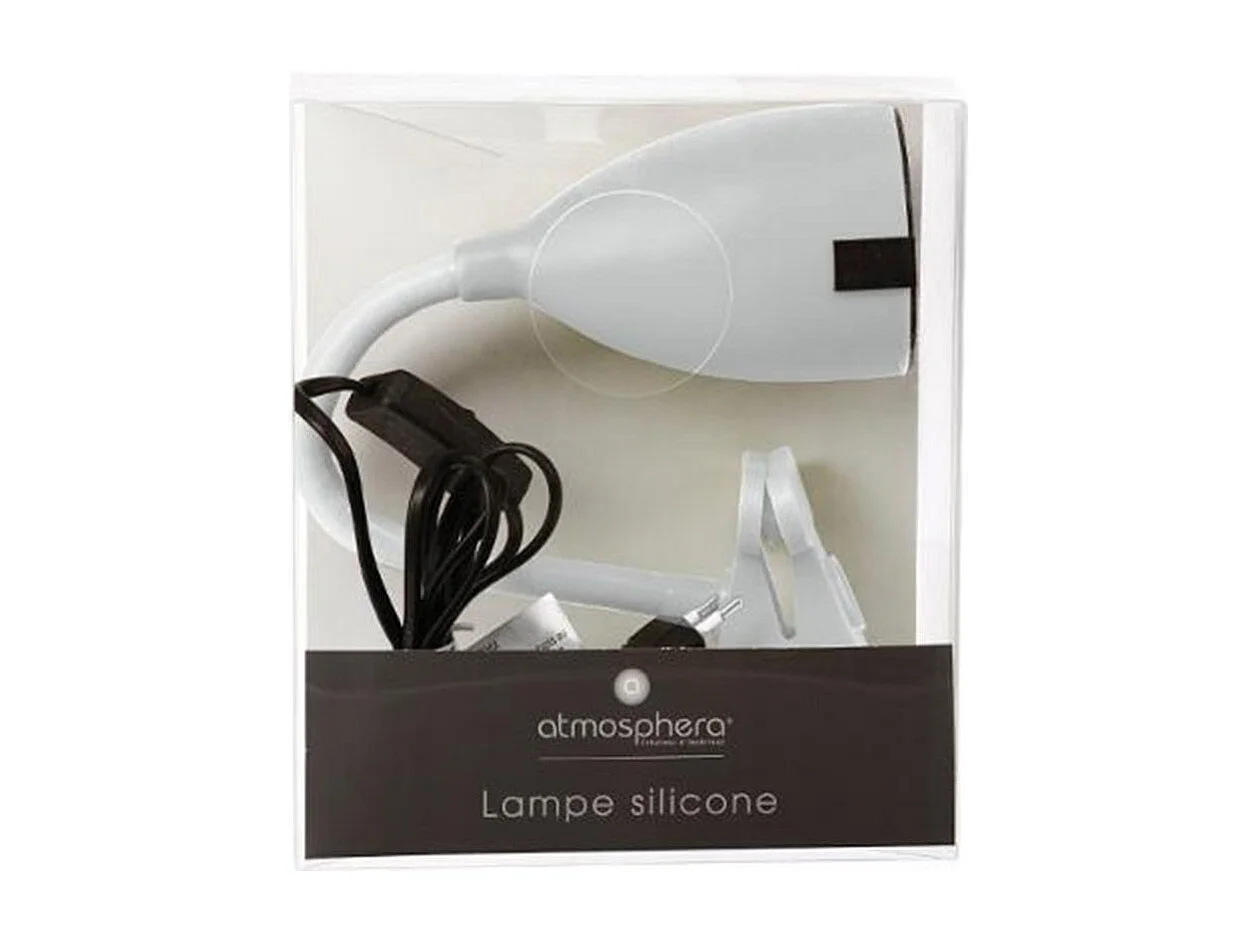 Lampe Pince Design "Sily" 43cm Blanc