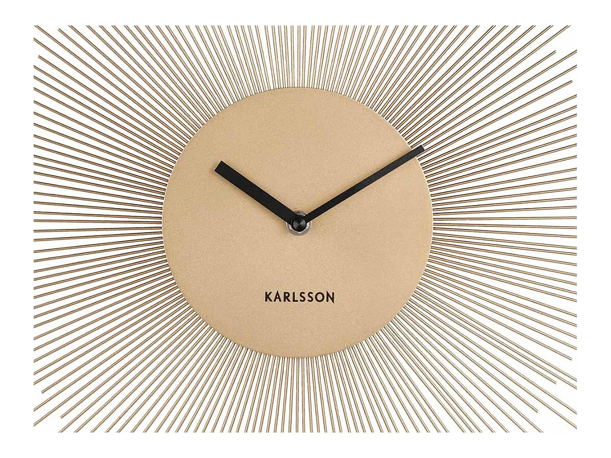 Reloj de metal Peony 45 cm