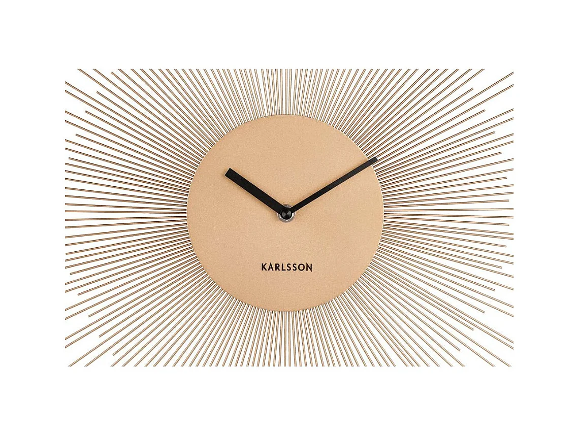 Reloj de metal Peony 45 cm