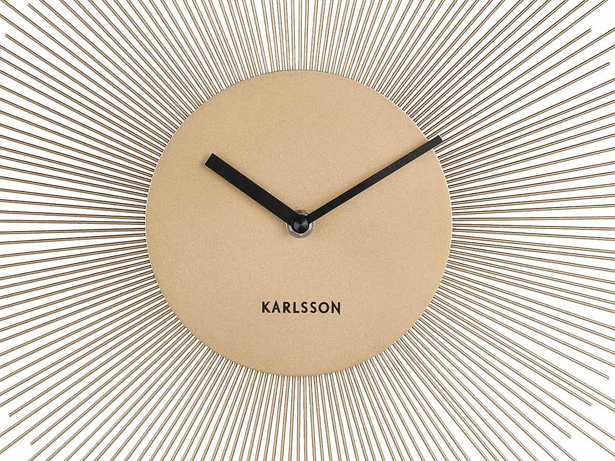 Horloge Peony en métal - Karlsson