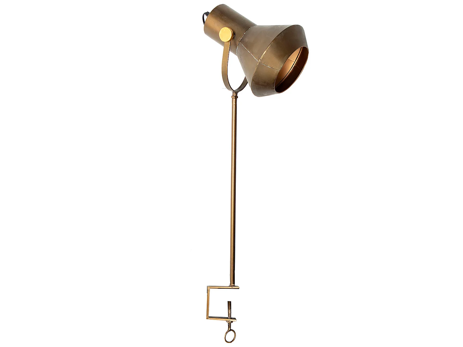 Lampe de salon en fer doré 20x28x89 cm